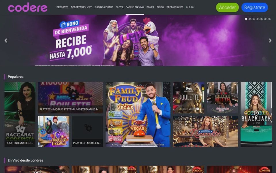 Live-казино Codere