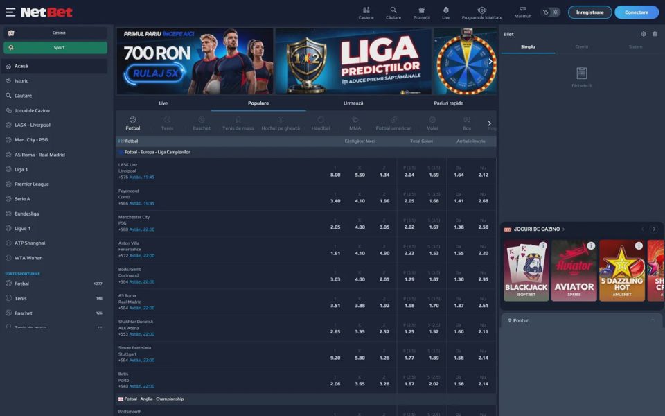 Ставки на спорт NetBet
