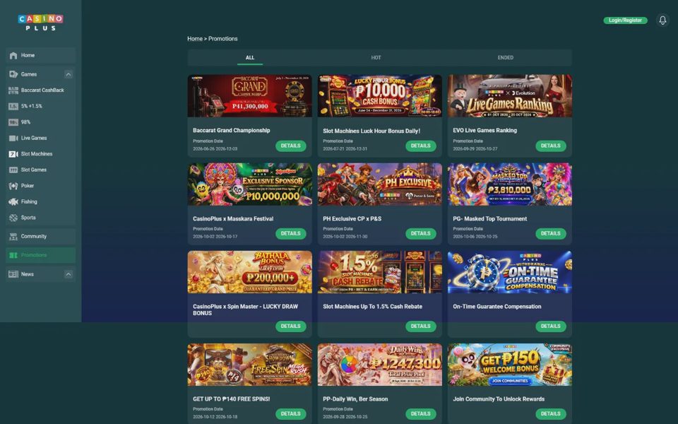 Бонусы и акции Casino Plus