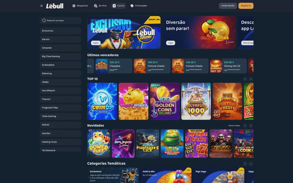 Каталог казино Lebull