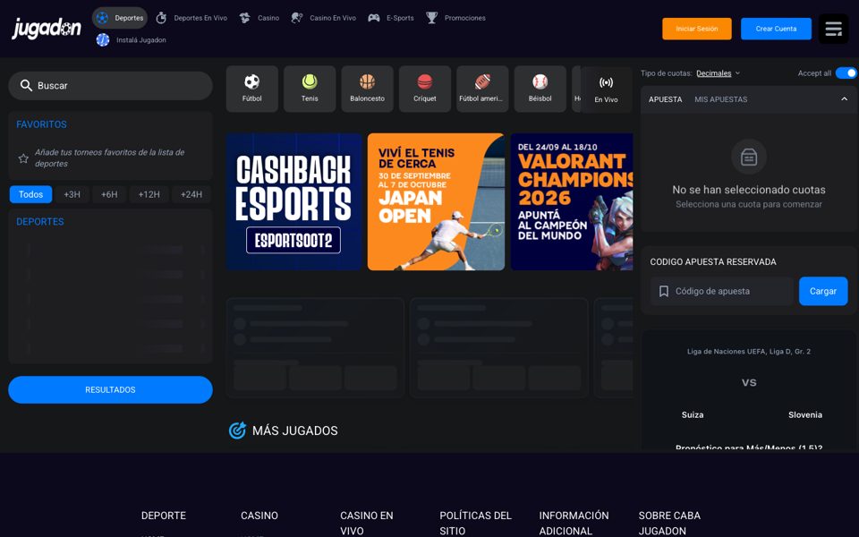 Jugadon sports betting