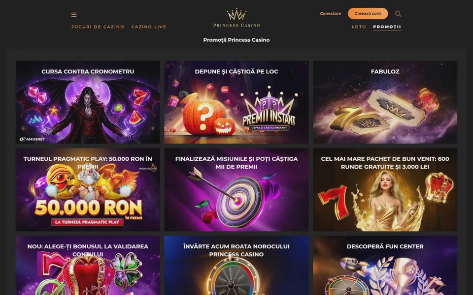 Бонусы и акции Princess Casino