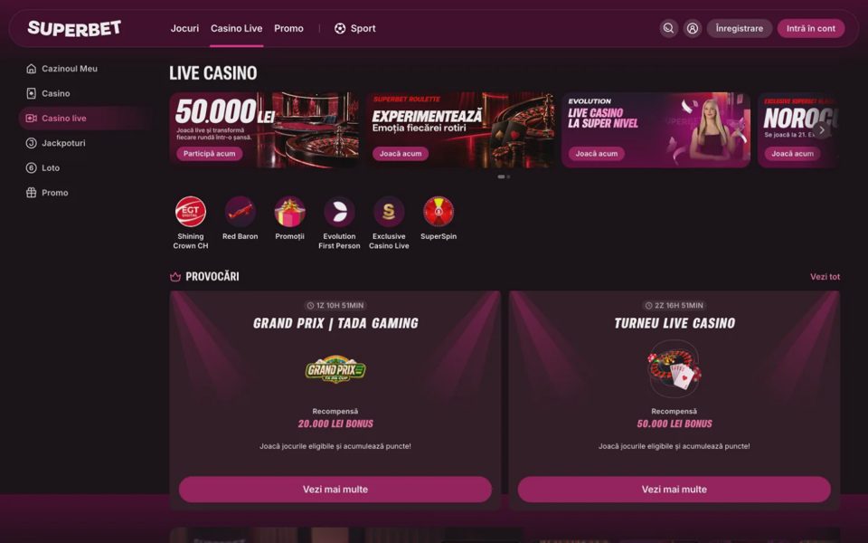 Live-казино Superbet