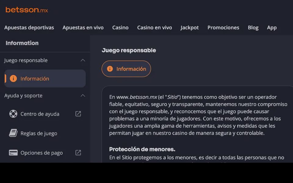 Ответственная игра на Betsson