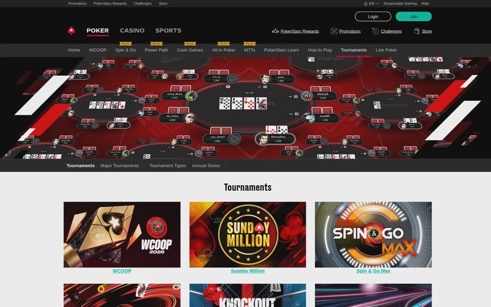 Турниры PokerStars