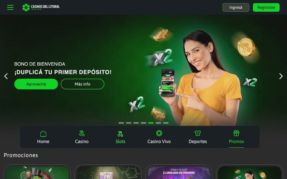 Бонусы и акции Casinos del Litoral