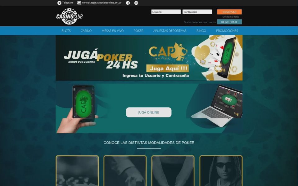 Casino Club Online poker
