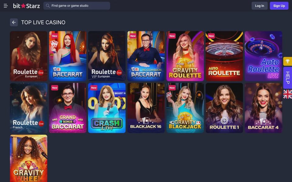 Live-казино BitStarz