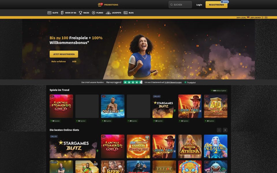 Stargames home page