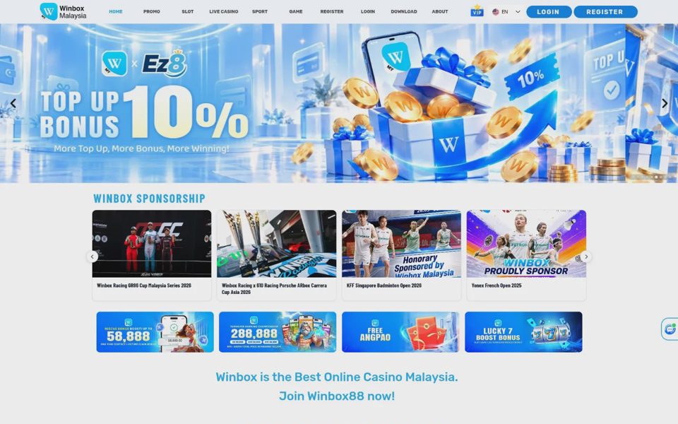 Winbox home page