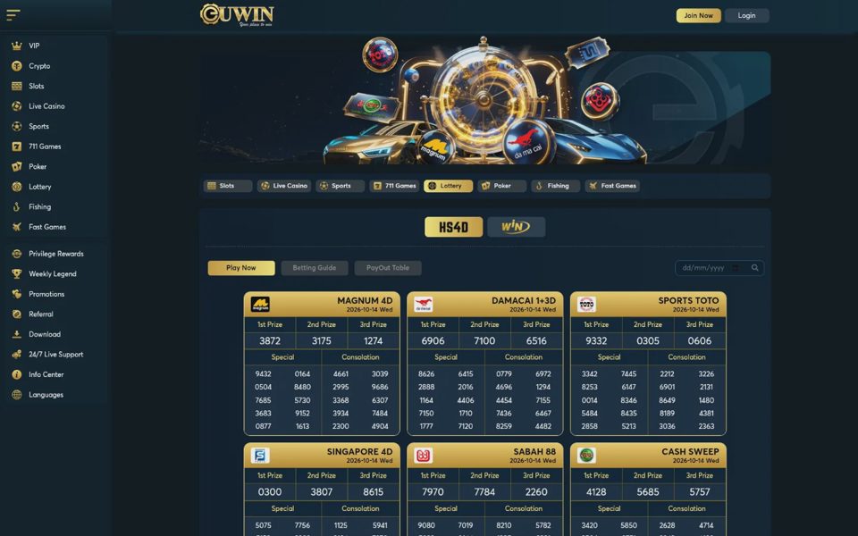 Euwin lotteries
