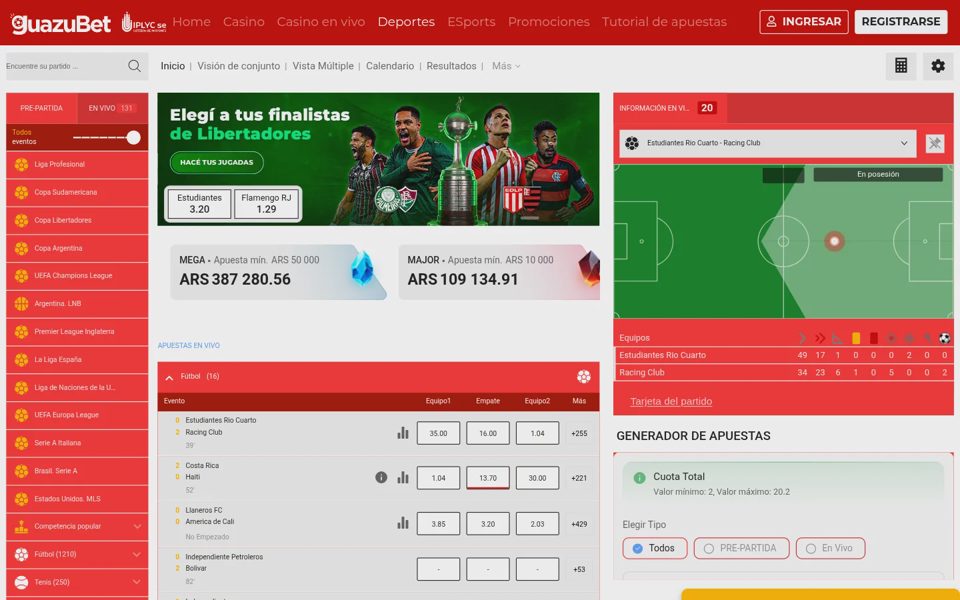 GuazuBet sports betting