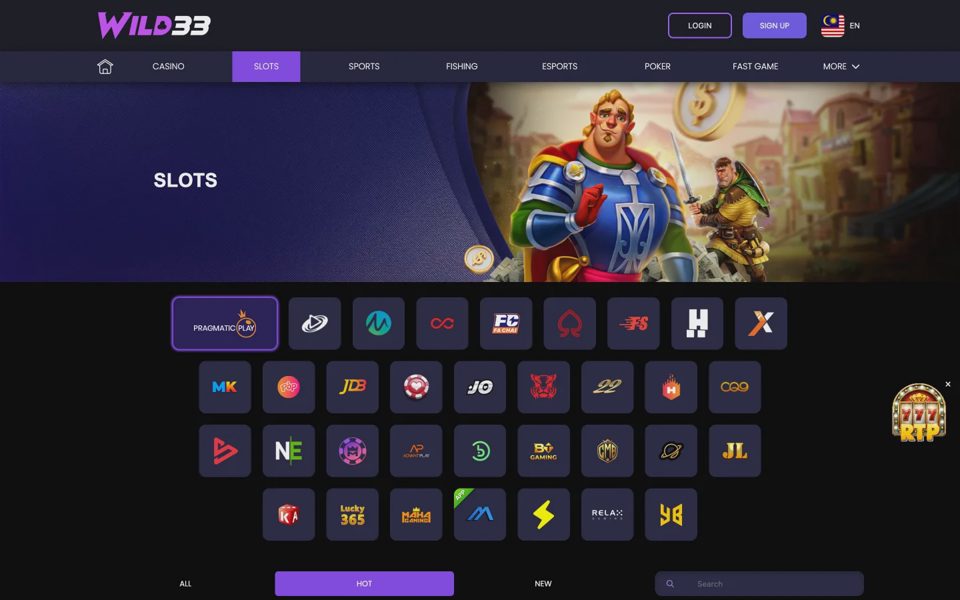 Каталог казино Wild33