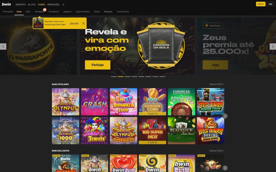 Каталог казино bwin