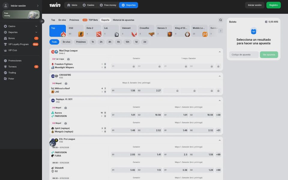 1win esports