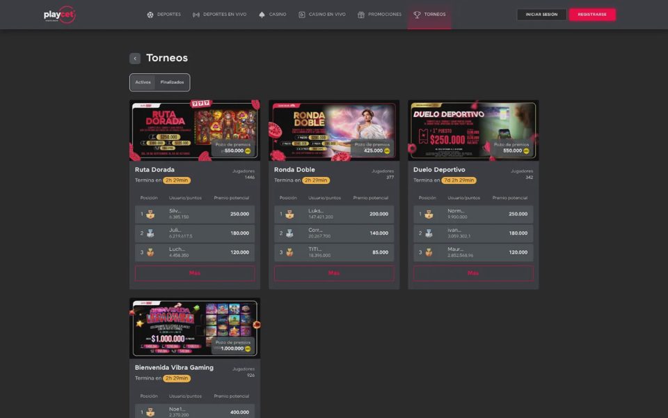 PlayCet tournaments