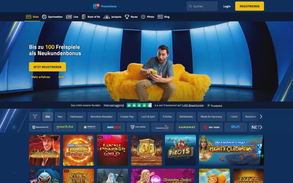 Каталог казино AdmiralBet