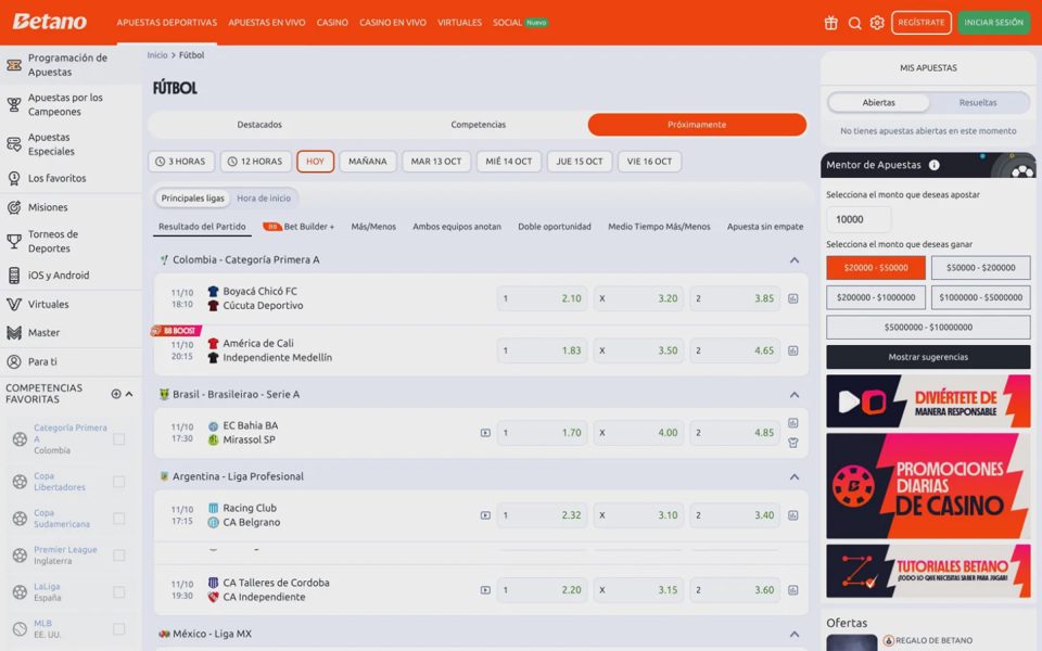 Ставки на спорт Betano