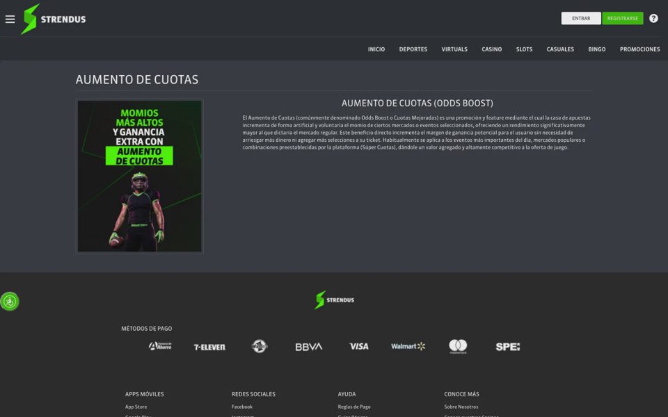 Страница акции Strendus