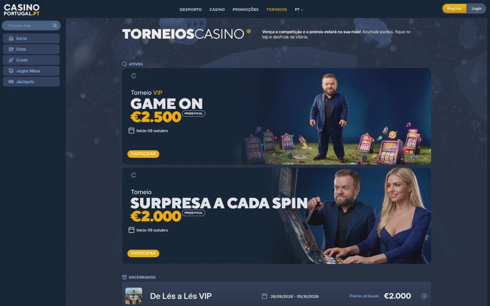 Турниры Casino Portugal