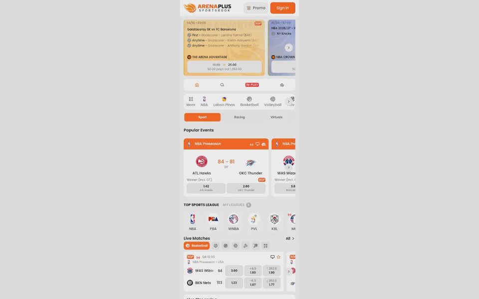 ArenaPlus sports betting