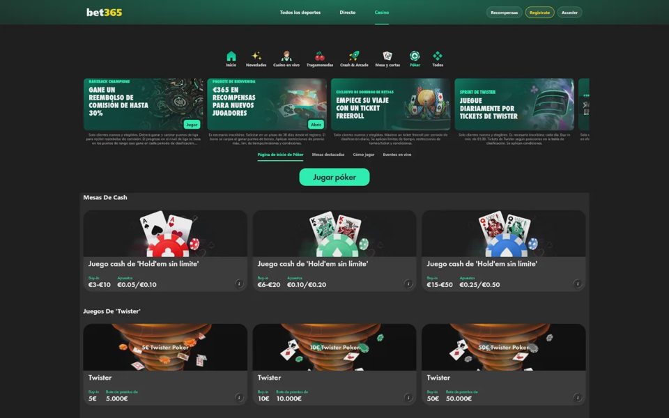 Покер bet365