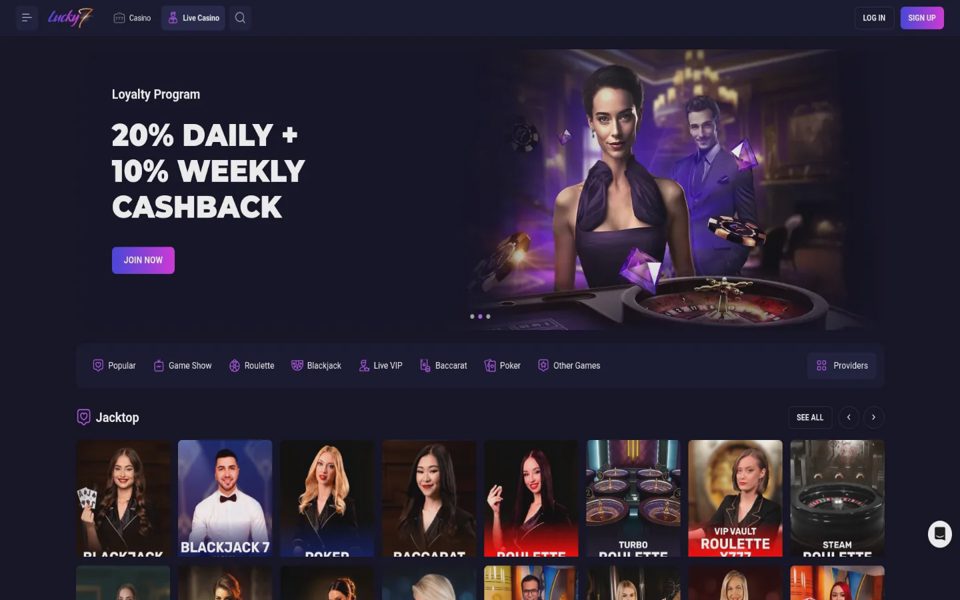 Live-казино Lucky7even