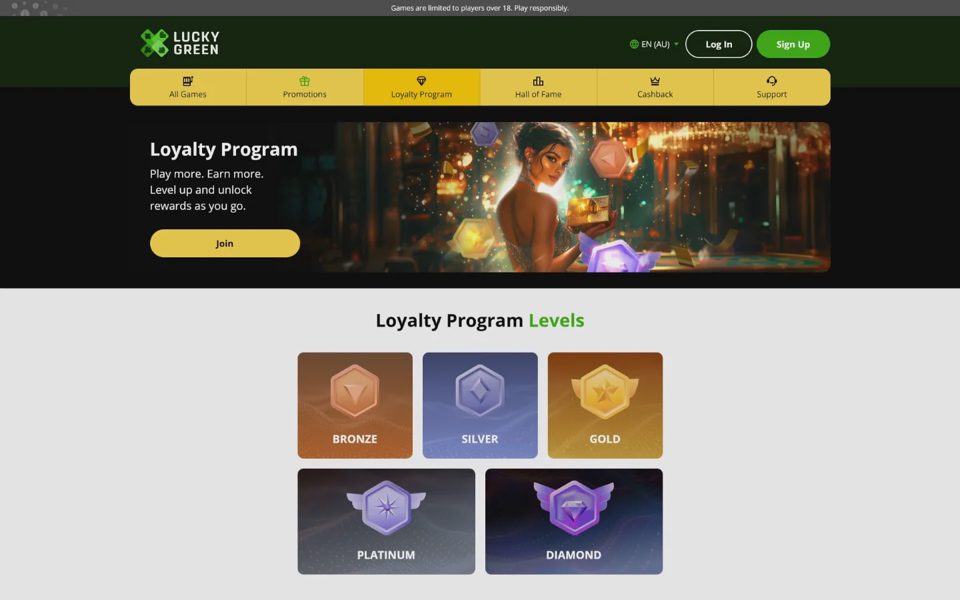 Программа лояльности Lucky Green