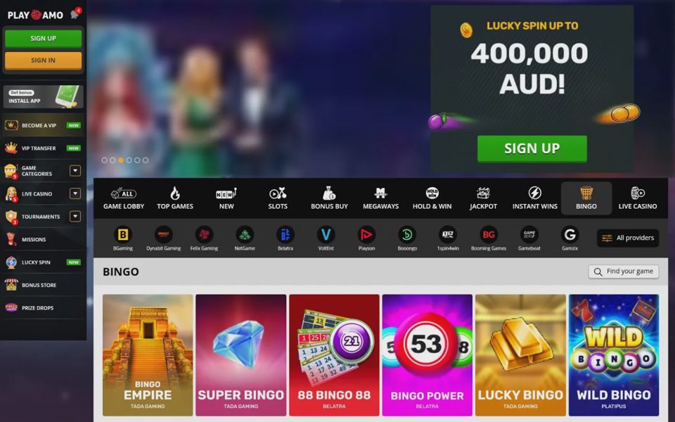 Бинго Playamo