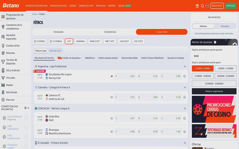 Betano sports betting