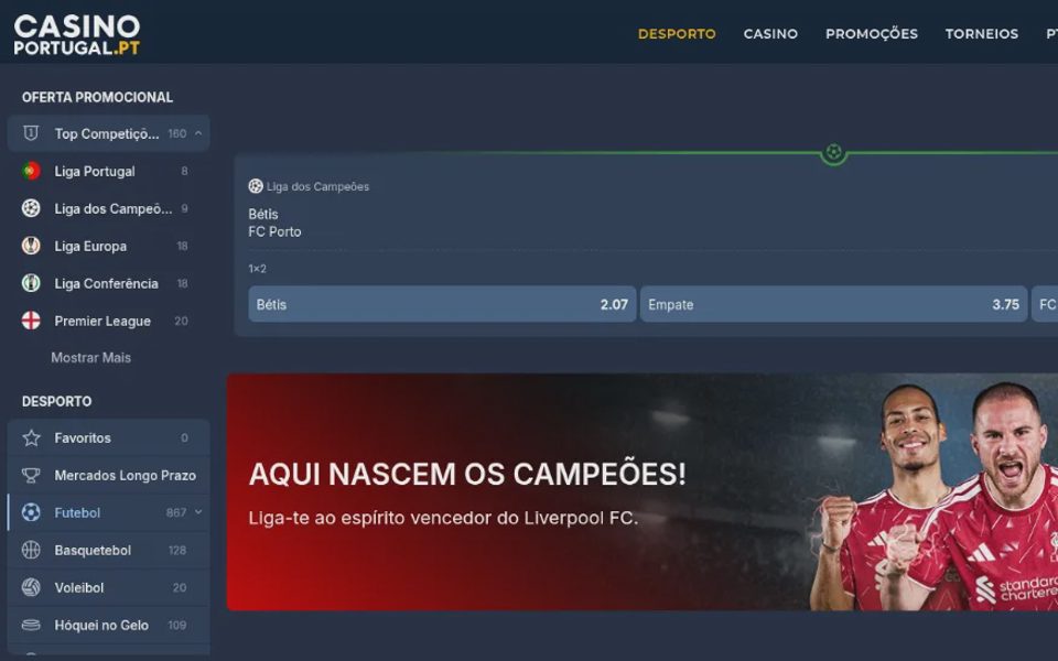 Ставки на спорт Casino Portugal
